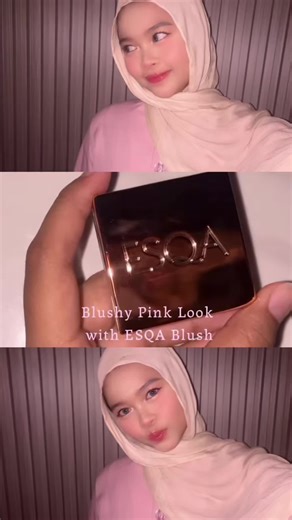 Soft Pink ESQA Blush Application Tutorial