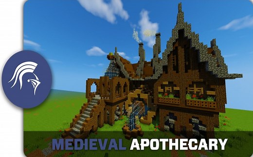 如何建立一个中世纪的药剂师-MC建筑教程