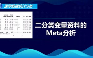 R语言进行meta分析