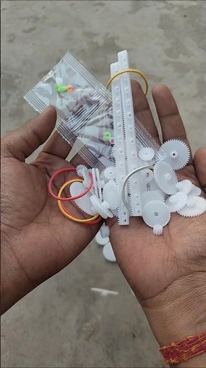 different types of plastic gears for gear motor and diy project #gear #scienceproject #diyprojects