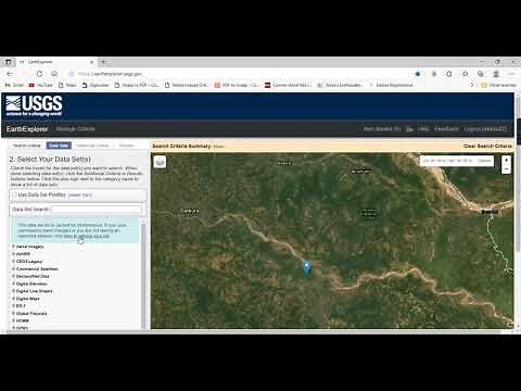 Download satellite data using path and row (USGS Earth Explorer)