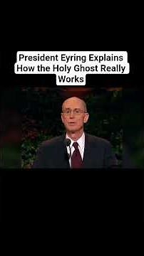 President Eyring Explains How the Holy Ghost Really Works #lds #holyghost #jesuschrist