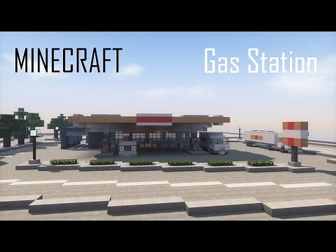 Minecraft Modern Gas Station (full interior) + Download