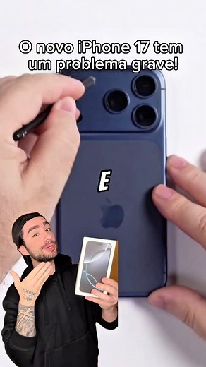 763K views · 8.2K reactions | O NOVO IPHONE TEM UM PROBLEMA GRAVE! 邏 #tecnologia #Curiosidades #iPhone17 | Léo Crunfli | Facebook