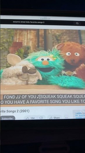 Sesame Street Snuffy Meatball Theme Elmo Camera Rolling (2001)