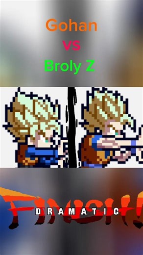 💥 Dramátic finish Gohan VS Broly Z