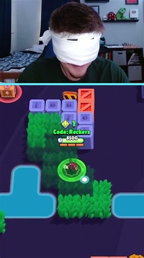 Playing Brawl Stars BLINDFOLDED!