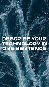 Water Innovators Describe Their Desalination Tech In One Sentence | XPRIZE Water Scarcity #shorts