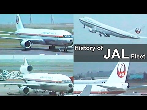 Classic - History of Japan Airlines [JAL] 1st Tsurumaru livery