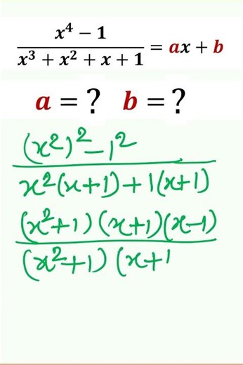 Quick Algebra: Simplify for a & b #short #shorts #math #algebra