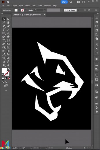Adobe Illustrator Tutorial: Create a Tiger Logo Design
