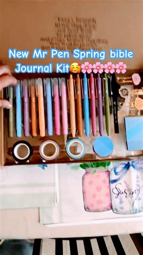 New! Mr . Pen Bloom in the Bible Journaling Kit🌸