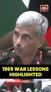 #LtGen #ManojKatiyar Emphasises Lessons from #1965War for #NewGeneration | #shorts #indiatoday