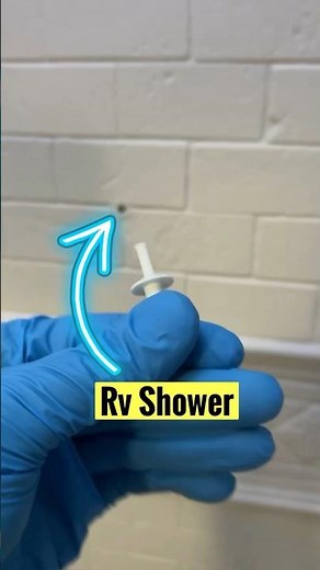 Installing RV Shower Rivets