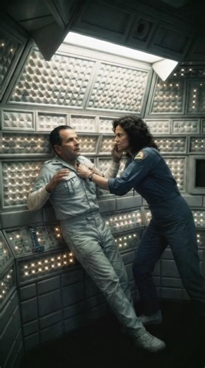 I Took a Selfie Inside "Alien" (1979) #shorts #Alien1979 #SigourneyWeaver #MovieScene #FilmHistory