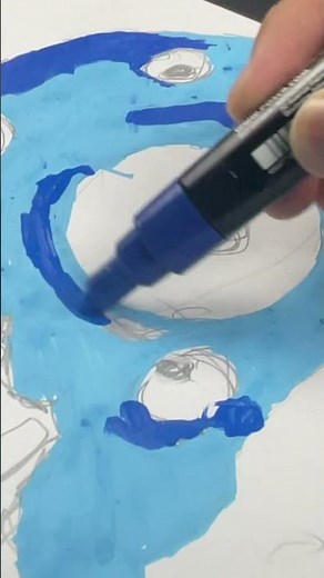 How to draw a very easy monster step by step