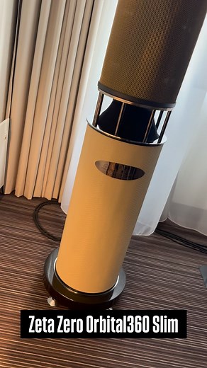 6.2K views · 308 reactions | Zeta Zero Orbital360 Slim loudspeakers. Omni-directional coaxial (All-directional 360 degrees radiating) wide-band ribbon loudspeakers. #hifi #audiophile #loudspeaker #highendaudio #loudspeakers #music | Audiophiles.eu | Facebook