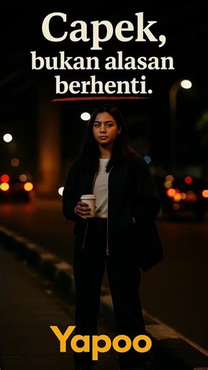 Tiredness Is Not a Reason to Stop 🌃 #Yapoo #Scene #Jakarta #Shorts #Motivation