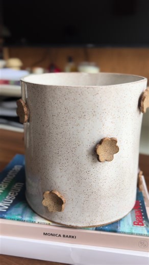 DIY Ceramic Vase Flower Pot Tutorial