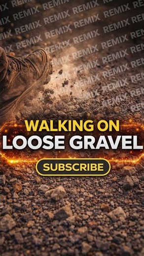 Realistic gravel crunch effect #asmr #sounddesign #satisfying