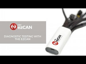 Diagnostic testing with the ezCAN