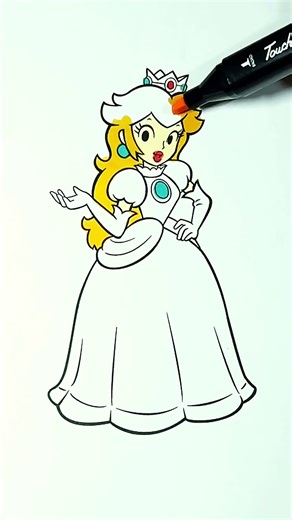 Coloring Super Mario Bros Movie 🧑🏻‍🎨 #art #coloring #drawing #trending #diy #supermariobross