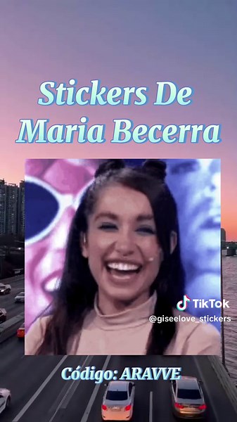 Stickers de Maria Becerra para WhatsApp