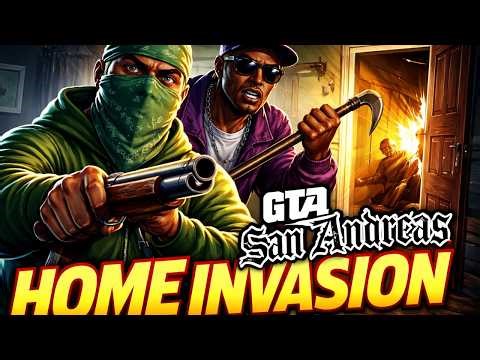 “One Wrong Move = GAME OVER 😱 GTA SA Home Invasion”