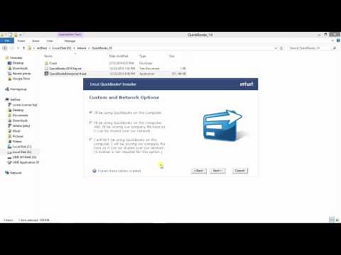 Install QuickBooks Enterprise 2014 ឃ្វីកប៊ូក