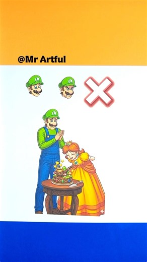 Mr Luigi x Princess Peach Birthday Party|Super Mario Galaxy Movie Easy Papercraft Puzzle#supermario