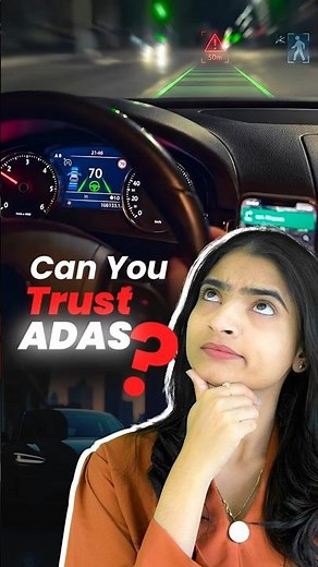Can Your Car Brake Before You Do? 😳 | ADAS Explained #electricvehicle
