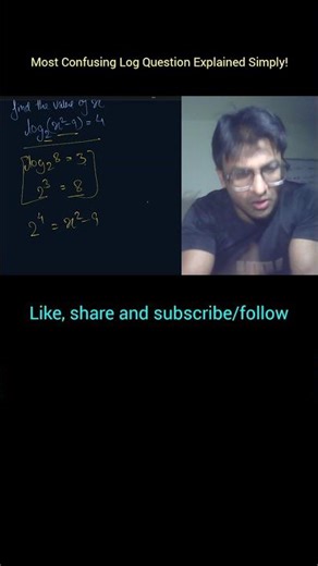 Most Confusing Log Question Explained Simply!