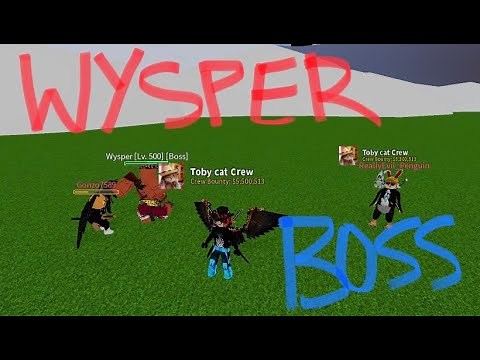 Roblox: Blox fruits- How to find the boss WYSPER