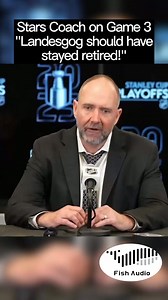 95K views · 321 reactions | Dallas Stars Coach Peter DeBoer speaks to...