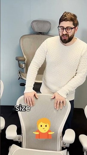 Herman Miller Aeron Sizes - How to Know Aeron Chair Size #shorts