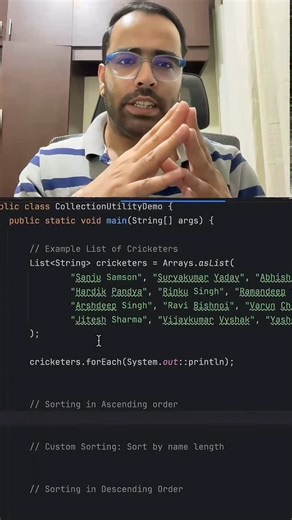 Aman Sahni on Instagram: "Collection utils in java! Must-Know Java Collection Utility Methods! 🚀 Stop writing extra code for basic tasks — Java Collections has your back! {java, javaprogramming, collections, javadeveloper, codingtips, javautils, backendtips, springboot, systemdesign, interviewprep, devreels, softwareengineering, techreels, fullstackdeveloper}"