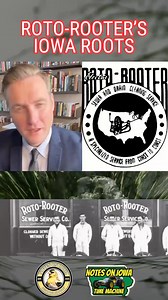 Iowa Time Machine ⏰: On December 20, 1964, Samuel Oscar Blanc of Des Moines, founder of Roto-Rooter, passed away after starting North America’s largest provider of plumbing, drain cleaning, and water cleanup services, allowing Iowans to feel sure “away go troubles down the drain.” Inspired in 1927 by struggles with a clogged drain in his son Milt’s apartment, Blanc set about developing a machine to help avoid future problems by clearing out drain pipe obstructions. Using a ⅙-horsepower Maytag wa