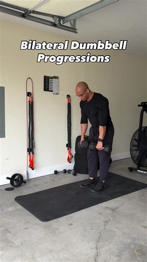 💥Bilateral Dumbbell Progressions💥 Save Like Share Goal: Build posterior chain strength RDL Tempo RDL (3–4 Sec Eccentric) \t Suitcase RDL DB Staggered-Stance RDL (Kickstand) 📕Dumbbell Programs Available In My Bio #fitness #exercise #dumbbell