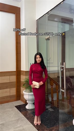 30% Off on Plated Bodycon Dresses from Anisha Fashion