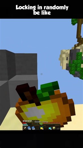 Randomly Locking In Be Like #shorts #reels #memes #minecraft