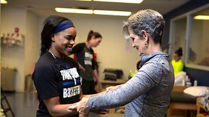 During the second game of the 2017 WNBA season, New York Liberty guard Brittany Boyd tore her Achilles tendon. Within 2 days of the injury, she underwent surgery performed by Dr. Jo Hannafin (HSS sports medicine surgeon and Liberty team physician) to repair the tendon. Following an intense recovery process, Brittany made a successful return to the court! | Hospital for Special Surgery