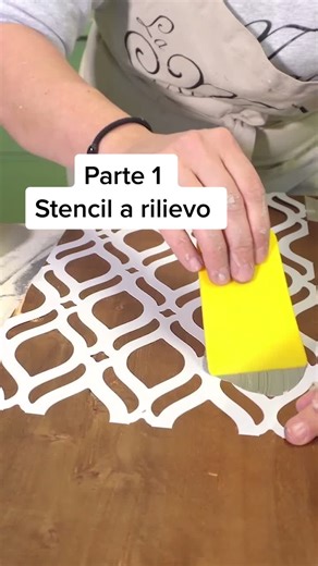 Stencil a Rilievo con Materic Cream: Parte 1