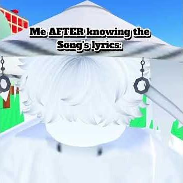 Sus song lyrics 😳 #roblox