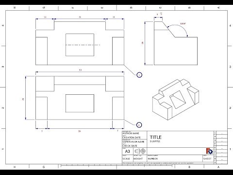 FreeCAD : Mise en plan