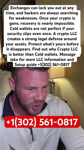 “Your Crypto Can Be Gone Overnight” #crypto #llc #xrp #bitcoin