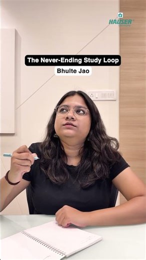 Study cycle on auto-repeat: revise → forget → revise 🔄