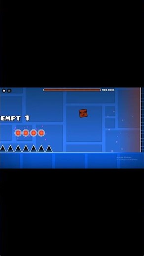 a random geometry dash level #shorts #gaming