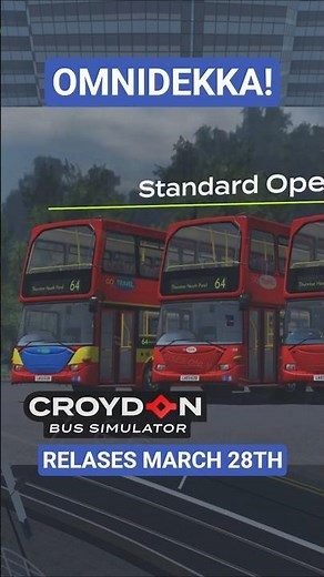 OMNIDEKKA RELEASE DATES! | Croydon: London Bus Simulator