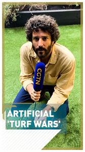 1.3K views · 13 reactions | Is artificial turf bad for the environment? Campaigners argue that fake grass chokes off biodiversity in our back gardens but producers of the plastic green grass say it purifies the air. What do you think? #Grass #Turf #Artificial  | CGTNEurope | Facebook