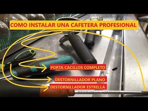 🧡💛💚 COMO INSTALAR UNA CAFETERA PROFESIONAL 🔧 🔧